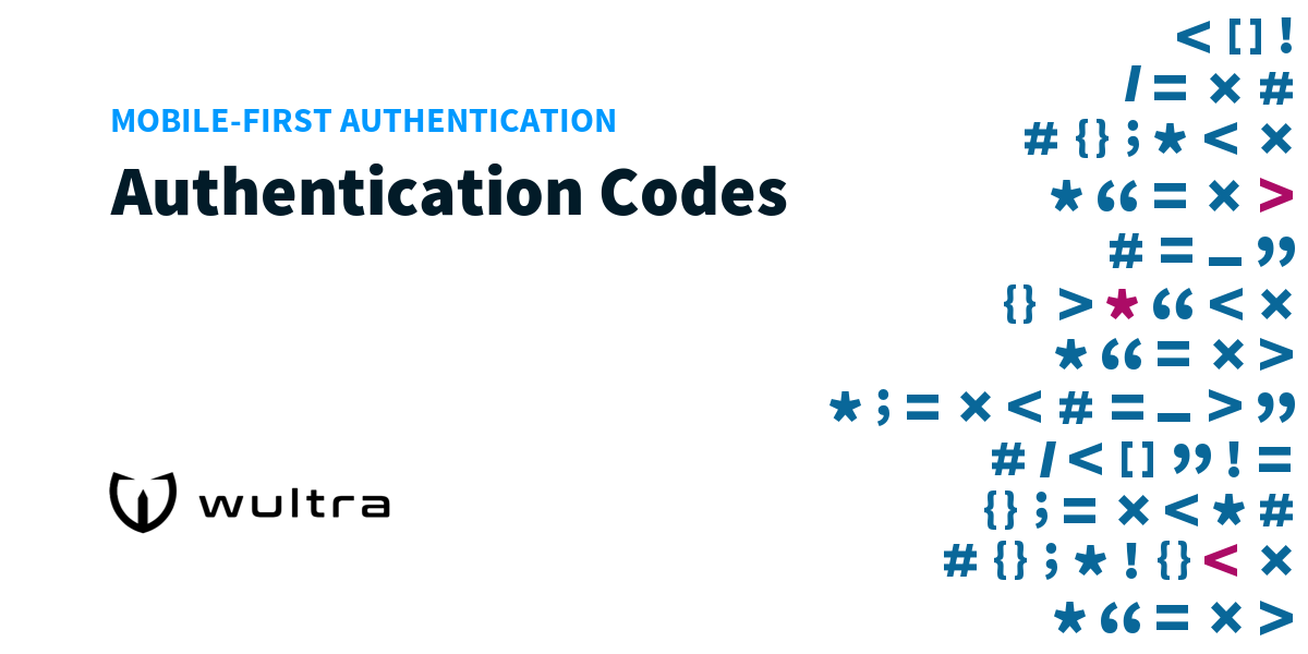 Authentication Codes | Wultra Developer Portal